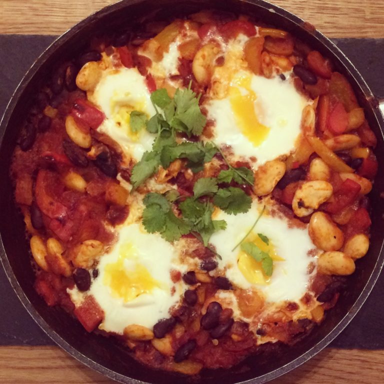 Mexican eggs - recipe for the weekend! - A Little More Fabulous Fitness