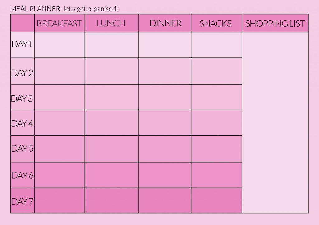 meal planner